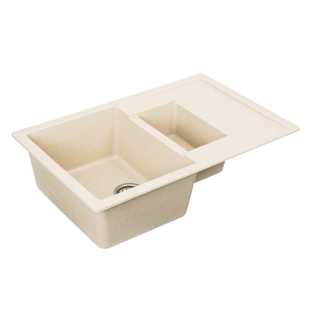 Гранітна мийка для кухні VALESO TOSKANA 7850W матова Сафарі Коломыя - изображение 4