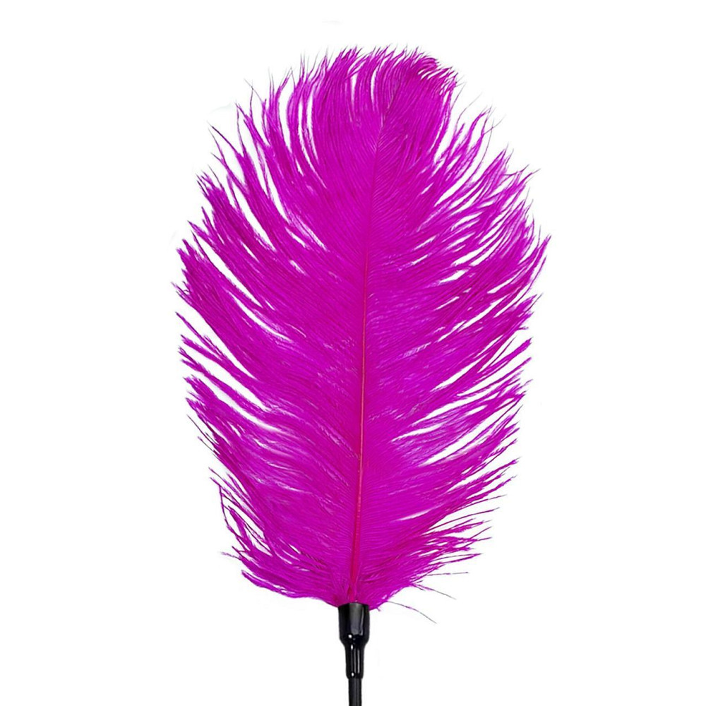 Щекоталка со страусиным пером Art of Sex – Feather Tickler, темно-розовая Sex Aura Киев - изображение 3
