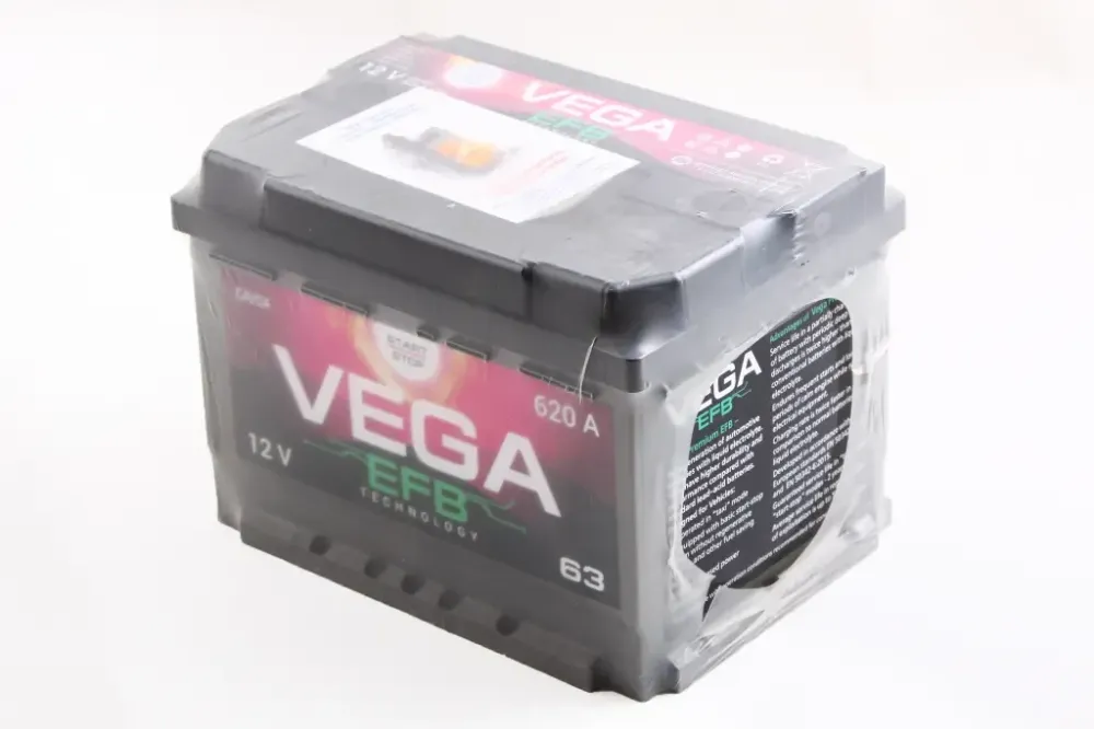 Акумулят. батарея 63 Ач EFB «Vega» (гарантія 18 місяців) Вінниця - фото 1