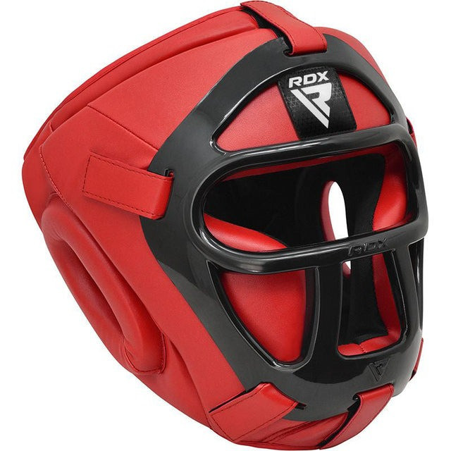 Боксерський шолом RDX T1 Grill Full Red L (капа у комплекті) Каменское - изображение 7