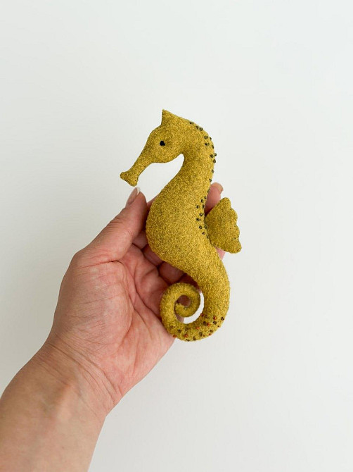 Мягкая фетровая игрушка морська черепаха ручной работы – безопасная развивающая игрушка Киев - изображение 3