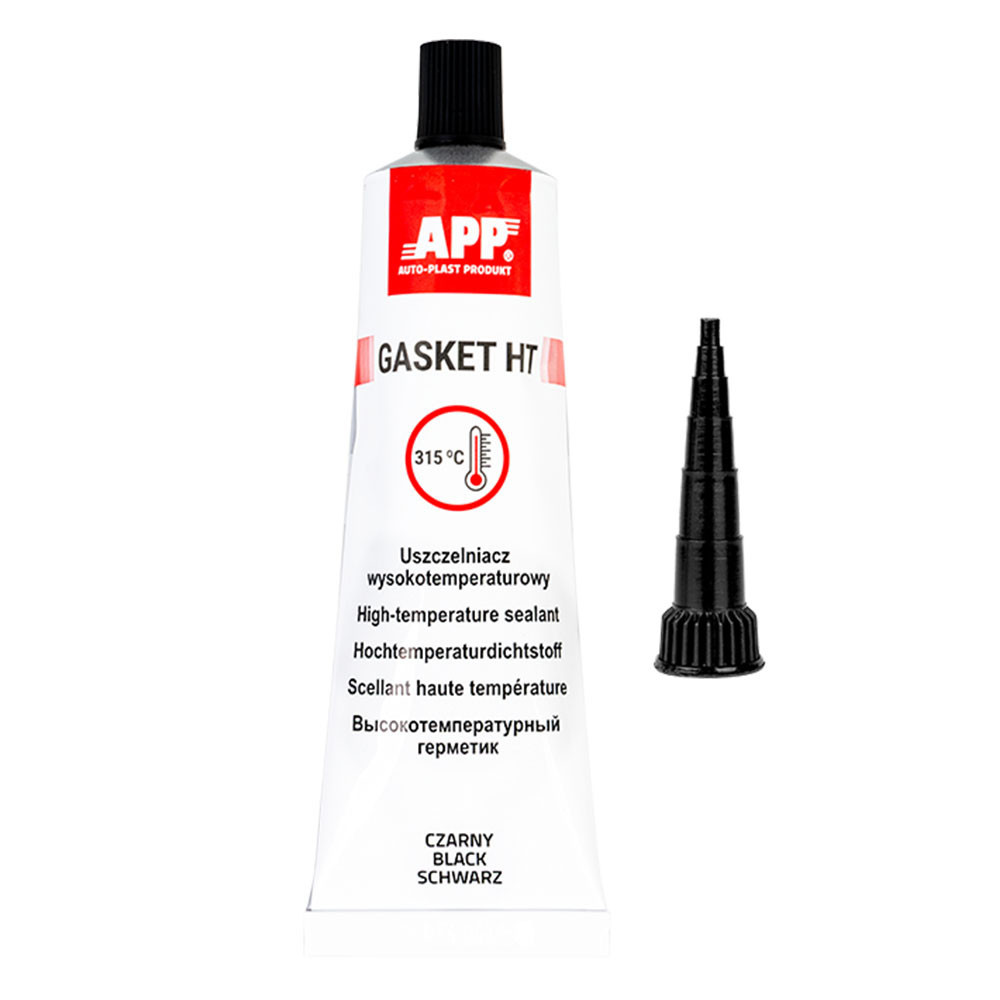 Герметик високотемпературний (до 315*С) Gasket HT чорний 105г APP, 040540 Вінниця - фото 1