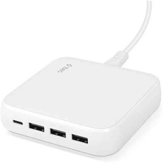 Мережевий зарядний пристрій Ttec SmartCharger Quattro GaN USB-C/USB-A 65 W White (2SCG02B) Білий Харьков