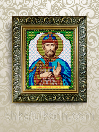 Схема для вишивки бісером іменна Петро Дніпро