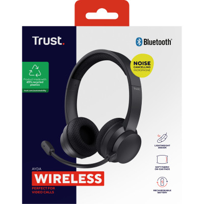 Навушники Trust Ayda Wireless ENC Black (25463) Вінниця - фото 3