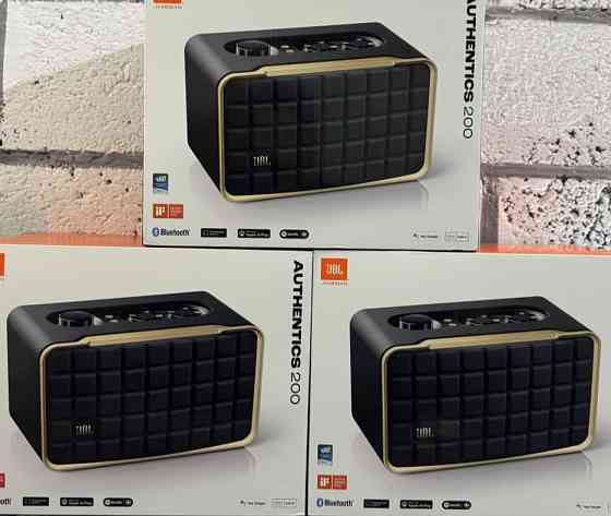 Ретро- Колонка JBL Authentics 200 з Wi-Fi та Bluetooth (JBLAUTH200BLKEP) Київ