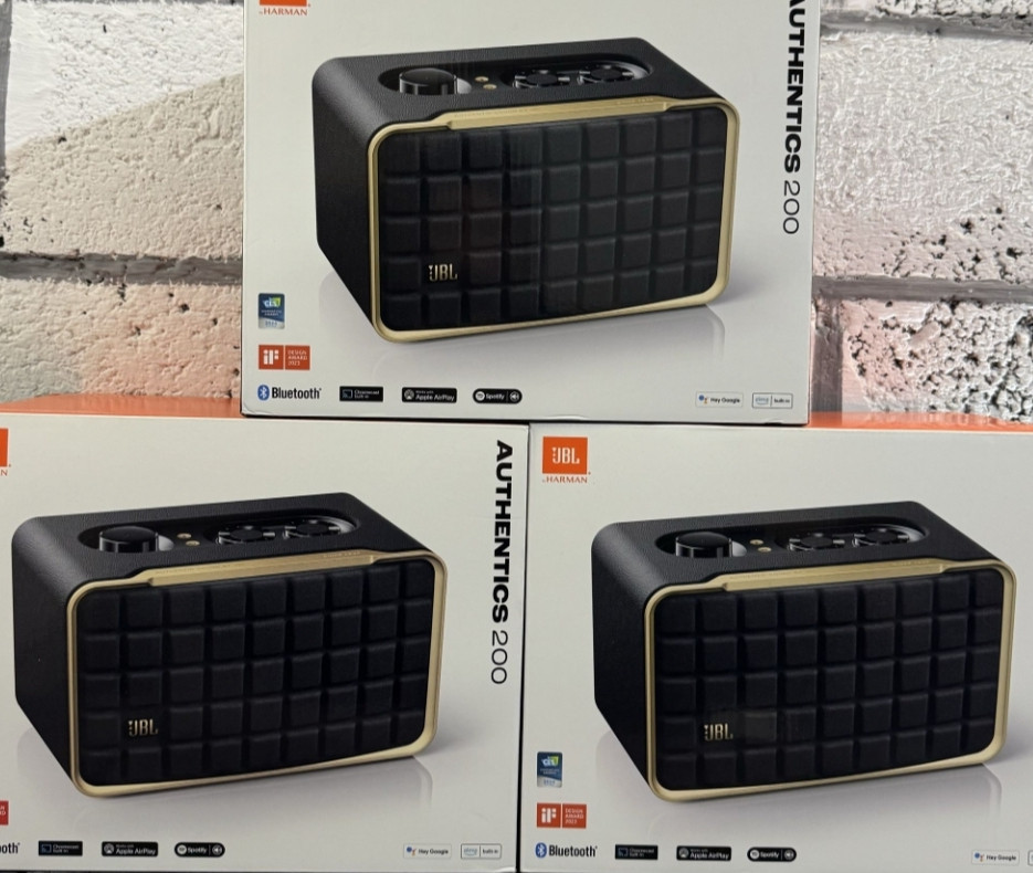 Ретро- Колонка JBL Authentics 200 з Wi-Fi та Bluetooth (JBLAUTH200BLKEP) Київ - фото 6