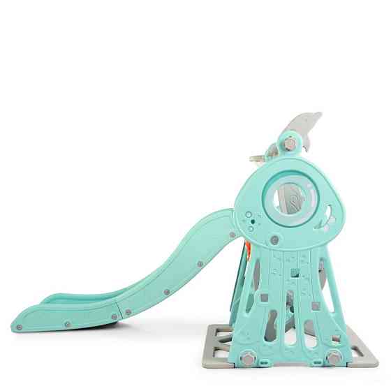 Дитяча гірка-гойдалка WM19011-5 кільце баскетбольне Вінниця