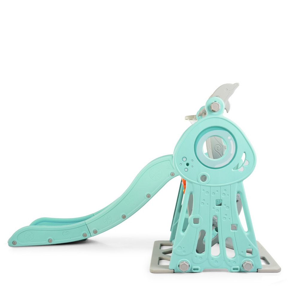 Дитяча гірка-гойдалка WM19011-5 кільце баскетбольне Вінниця - фото 2