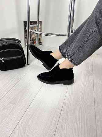 Daragani Черевики жіночі Daragani чорні натуральна замша весна-осінь висота 9 см (3159) 37р.40р Коломыя