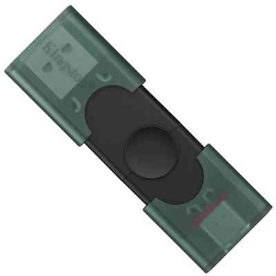 USB флеш накопитель Kingston 256GB DataTraveler Duo USB 3.2 / Type-C Black/Green (DTDEG2/256GB) Винница