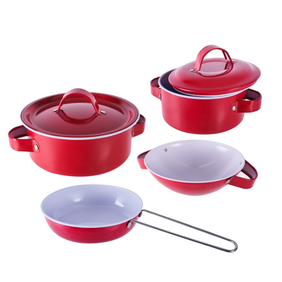 Детский набор посуды «Kitchenware» 620-B5(Red) кастрюля, сковородка Винница - изображение 1