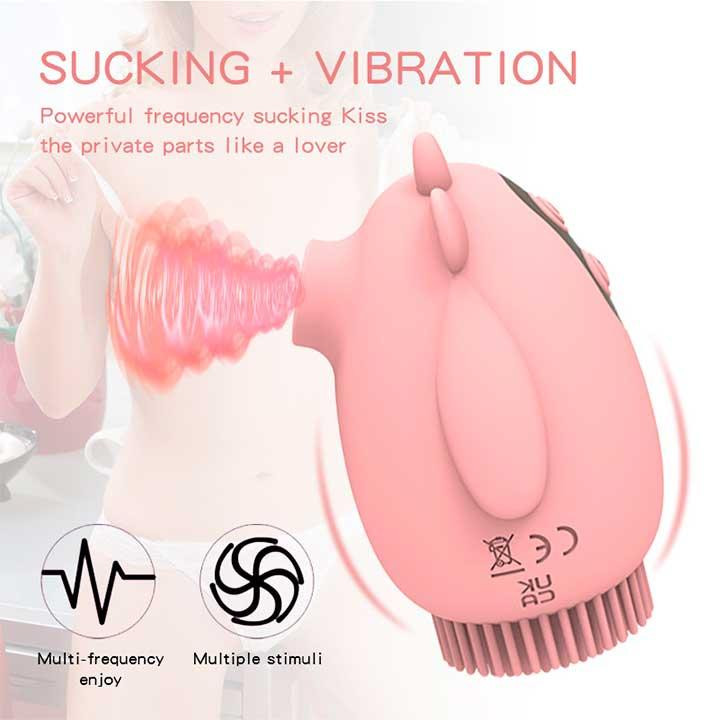 Клиторальный двусторонний вибратор-вуманайзер 