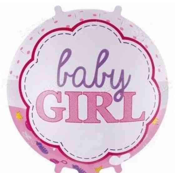 Фольгована куля baby girl 18" 45см Київ