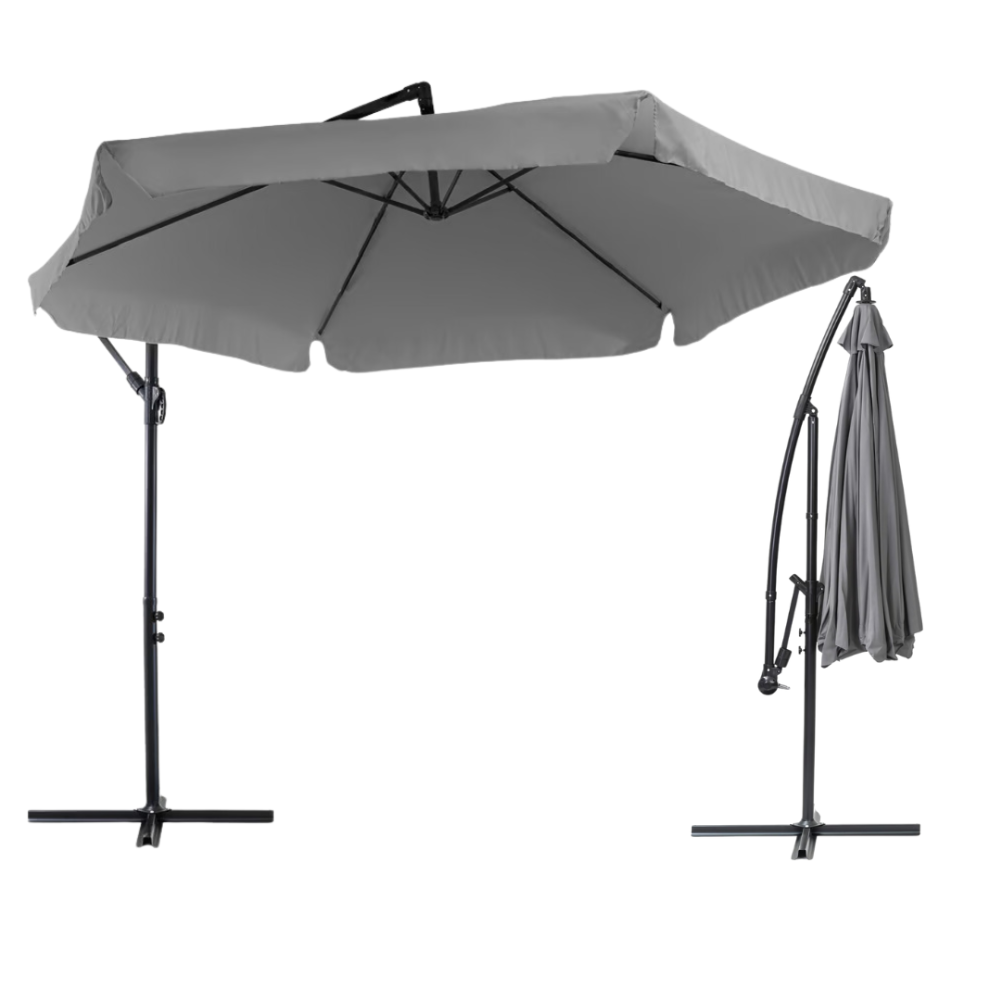 Парасолька садова Di Volio EMPOLI 300см сіра Київ - фото 3