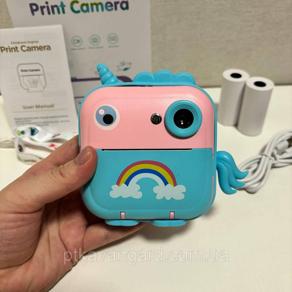 Фотоаппарат-принтер детский с мгновенной печатью 