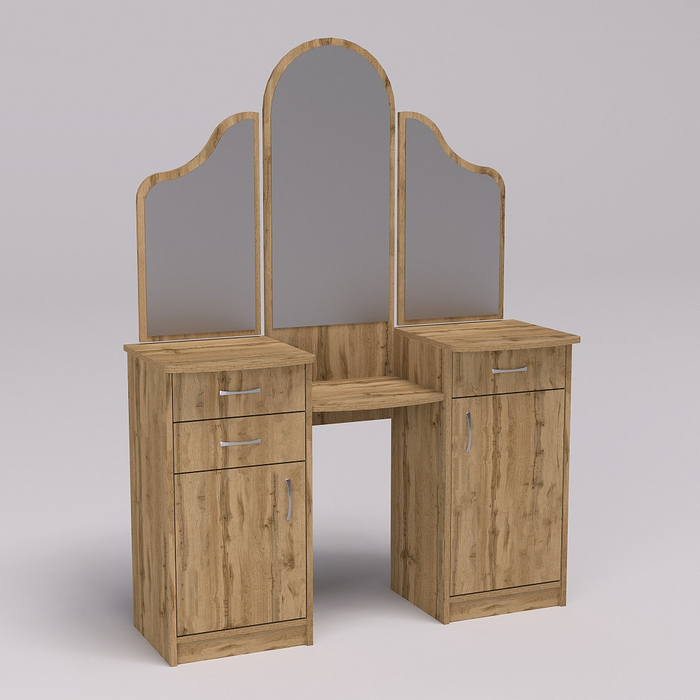 Стіл туалетний Трюмо Діана, Дуб Аппалачі, 1200/420/1630 Львів - фото 2