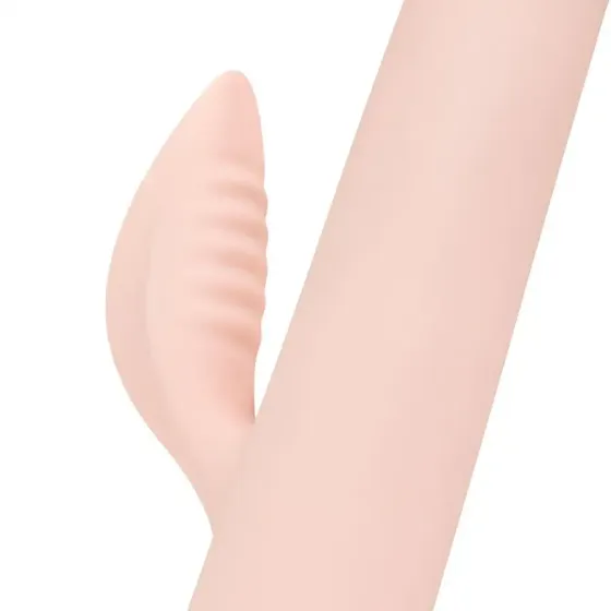 Вибратор-кролик с пульсацией Good Vibes Only – SHAI Thrusting Vibrator Soft Silicone – Pink, 3 мотора Львов