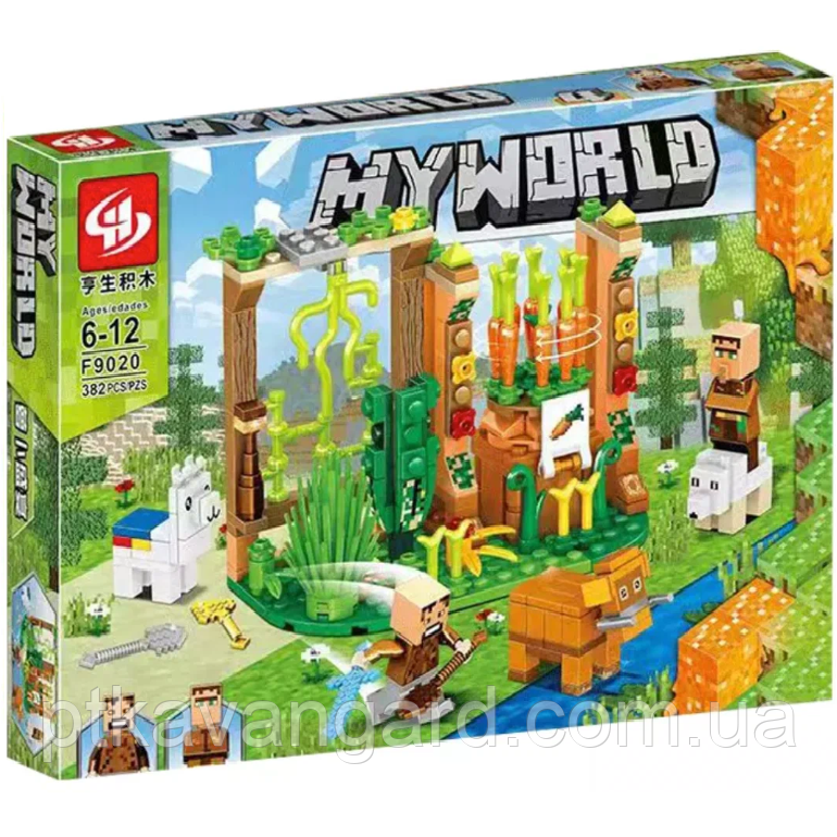 Конструктор Майнкрафт My World 382 детали блочный F 9020-4 Хмельницкий - изображение 4