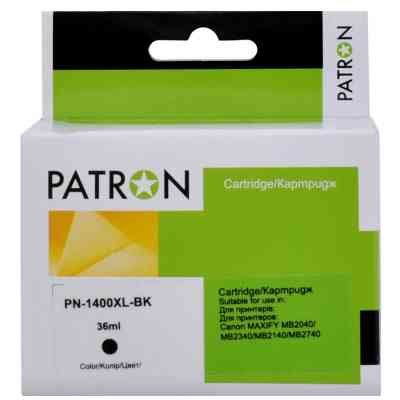 Картридж Patron Canon PGI-1400BK XL (9185B001) 1200 арк (PN-1400XL-BK) Винница