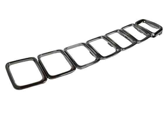 Грати Компас 2 MP (2016-2021) окантовка хром (к-кт 7 шт) радіатора Мукачево