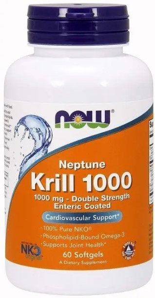 Масло криля Now Foods Krill 1000 мг 60 капсул Киев - изображение 1