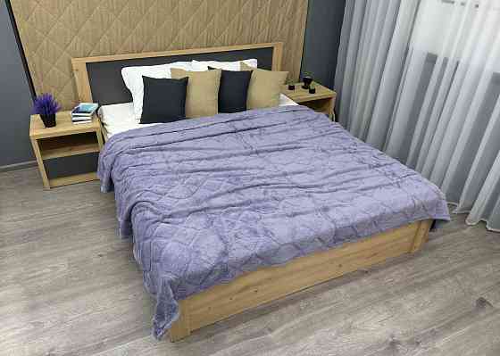 Плед-покривало Ромб 200х230 см (+-5см) Світло-лавандовий (87-257) Київ