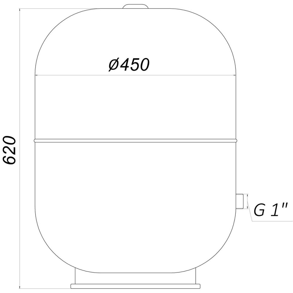 Гідроакумулятор з фіксованою мембраною 80 л Zilmet HYDRO-pro 10bar (11A0008000) Київ - фото 7