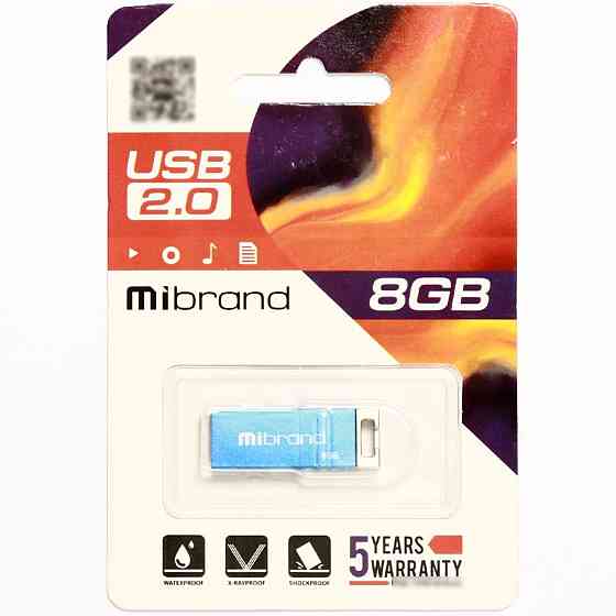 Flash Mibrand USB 2.0 Chameleon 8Gb Blue Киев