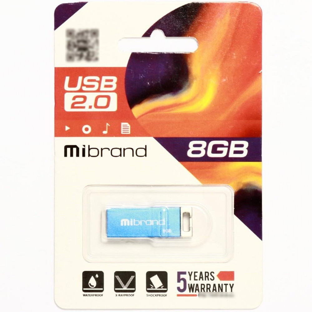 Flash Mibrand USB 2.0 Chameleon 8Gb Blue Київ - фото 2