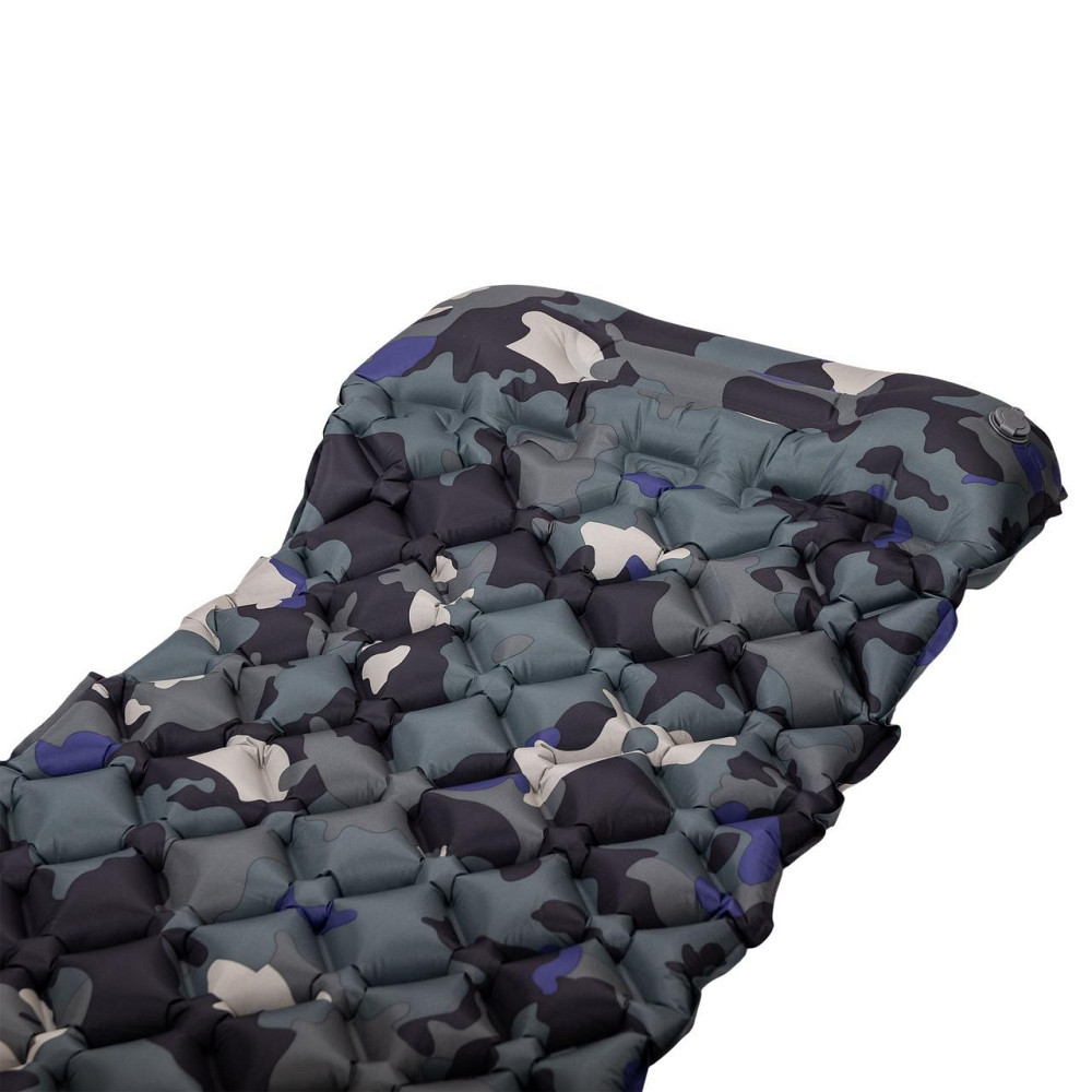 Надувний туристичний матрас для палатки 190х55 см Хаки Київ - фото 8