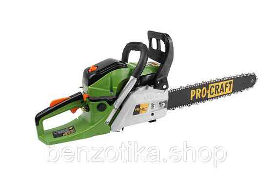 Бензопила Procraft GS-52T + Олива Procraft для ланцюга 1 л + Олива Procraft моторна 2-тактна 1 л Київ