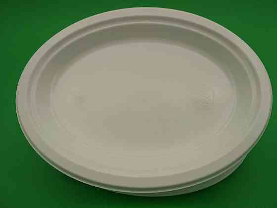 Овальна одноразова тарілка 31 mm 50 шт Харків