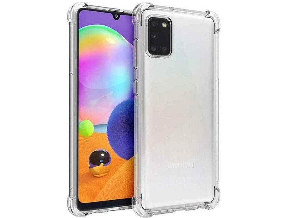 Накладка Силікон Samsung для A31/A315 прозорий Протиударний ТМ Gerlax Київ - фото 1