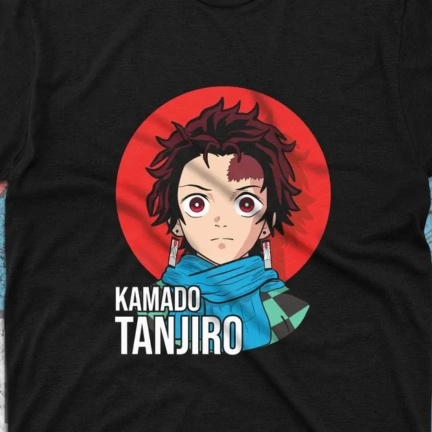 Футболка для подростка мальчика с принтом Клинок, рассекающий демонов Танджиро Камадо Размер 160 Anime10348 Днепр - изображение 4