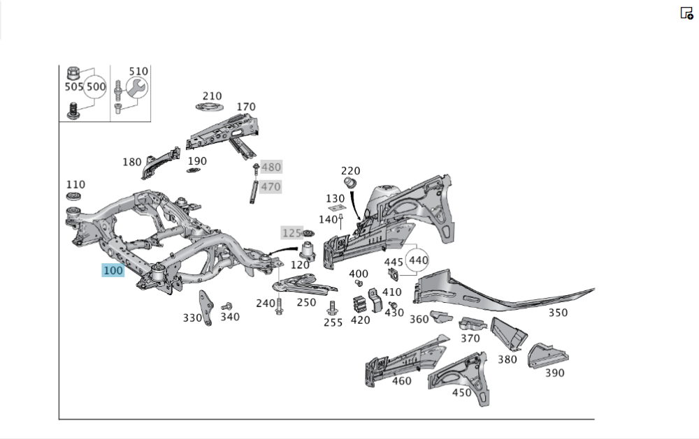 Mercedes-Benz  A1663302300 Підрамник передній ML/GLE W166 GLE Coupe C292 GL/GLS X166 Одеса - фото 3