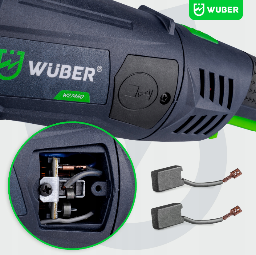 Болгарка (кутова шліфувальна машина) 2400Вт 230мм Wuber (Польща) Київ - фото 7