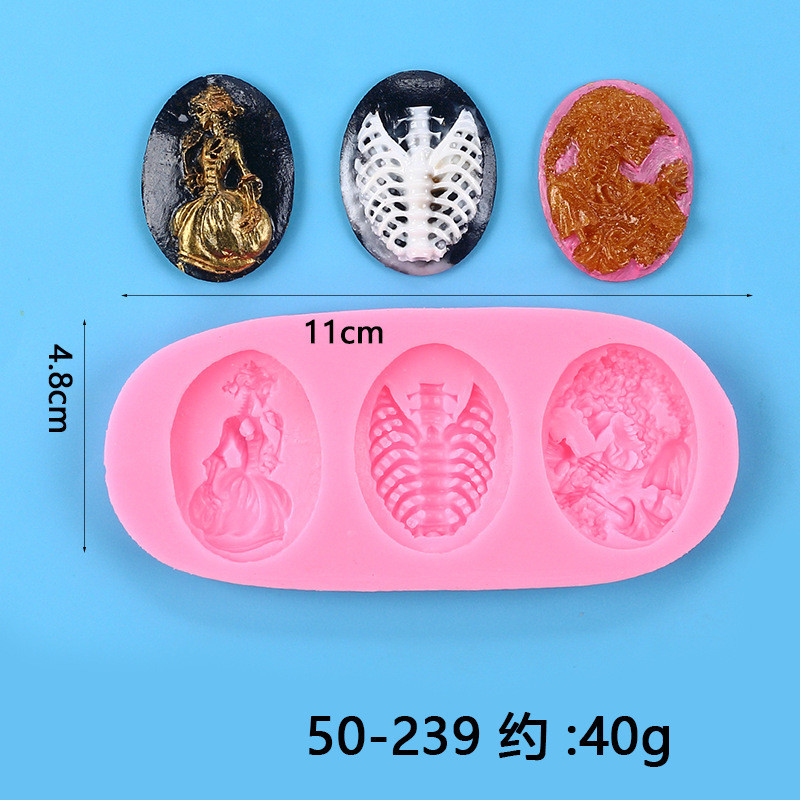 Молд силиконовый Хэллоуин 110 на 48 мм розовый Киев - изображение 2