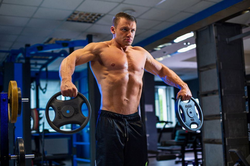 Штанга набірна чавунна на 115 кг Гантелі, гирі, штанги та диски металеві Київ - фото 9