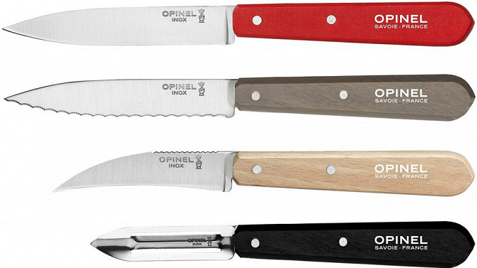 Набір Кухонних Ножів 4 предмета Opinel No.112 - 115 "Les Essentiels Loft" (001626) Нержавіюча сталь Нововолинськ - фото 2