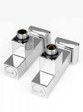 Крани кутові квадратні для рушникосушок Маріо G1/2" комплект 2 шт. Київ