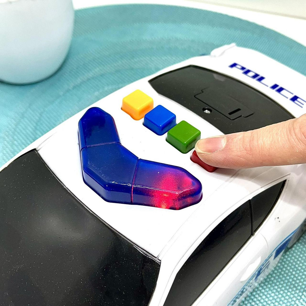 Набір з транспортом поліцейська Машина-гараж та 3 міні машинки звук світло (660-A206) Чернігів - фото 8