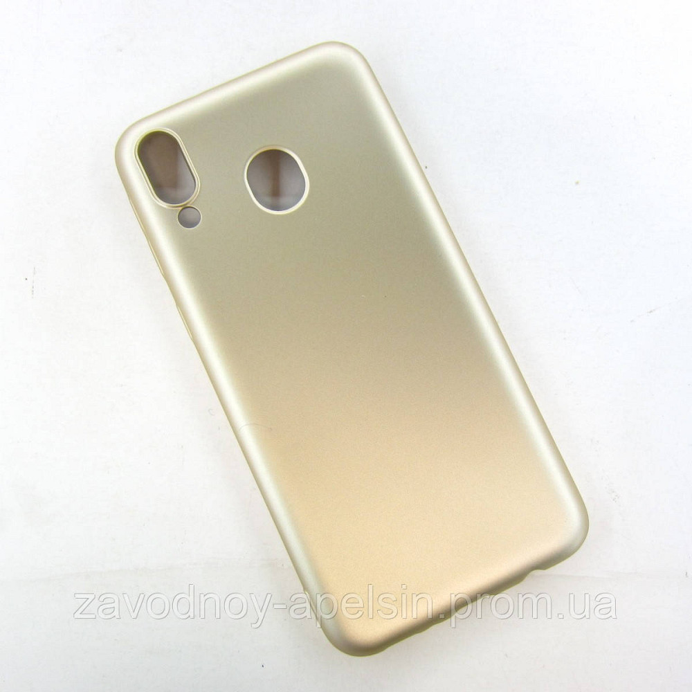 Samsung M20 M205 защитный чехол soft touch (золото) Одесса - изображение 1