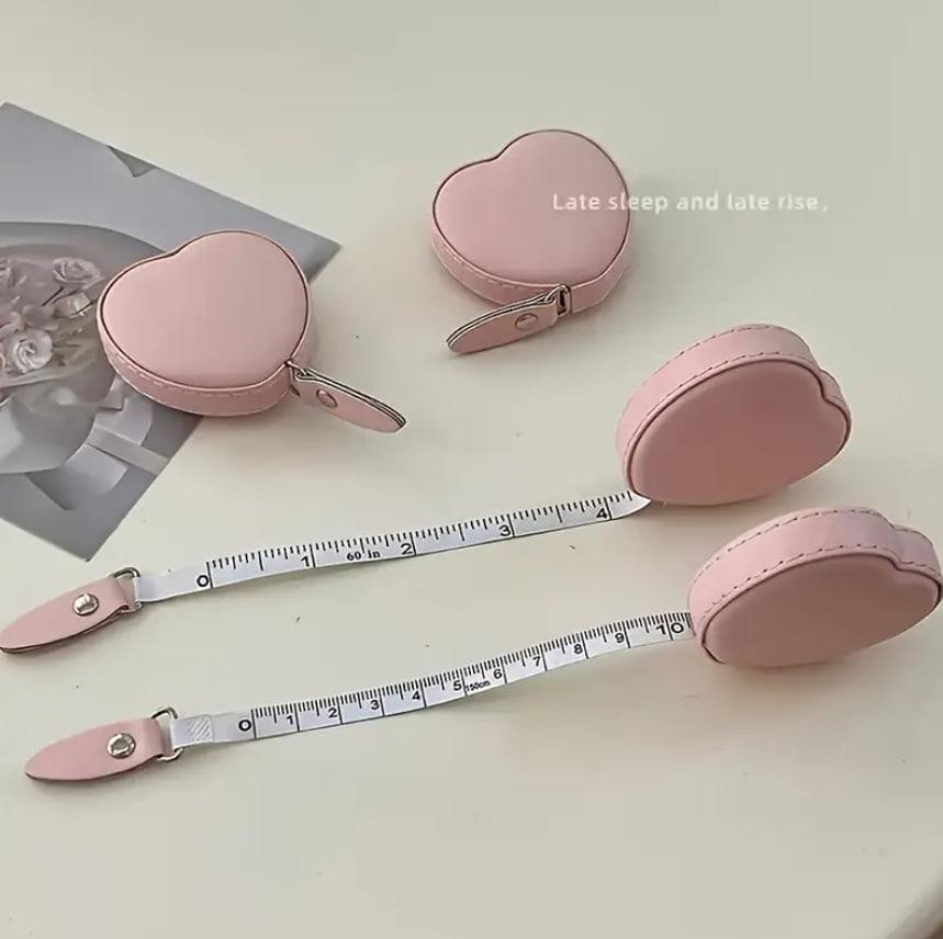 Сантиметр рулетка в форме сердца розового цвета, длина 150 см. Киев - изображение 6