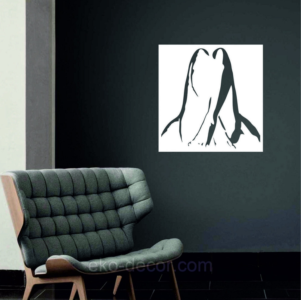 Декоративное настенное Панно «Силуэт женщины», Декор на стену 70*67 см, Белый Киев - изображение 4