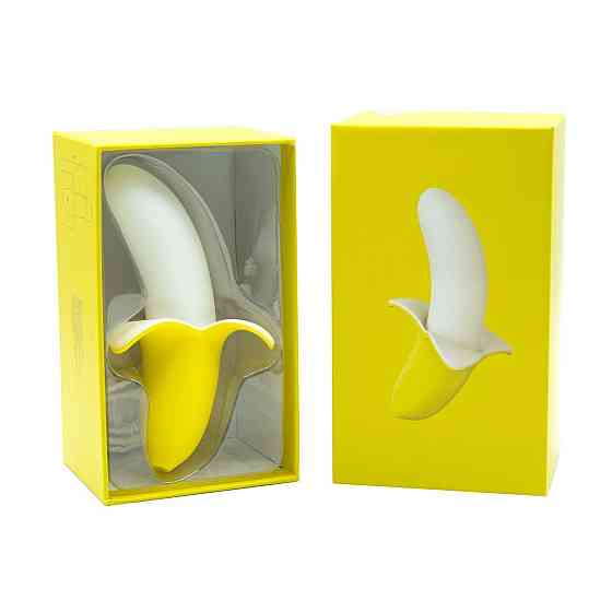 Вібратор-банан Banana Bliss Mini Silicone Vibrator, вагінально-кліторальна стимуляція, 10 режимів Sex Aura Київ