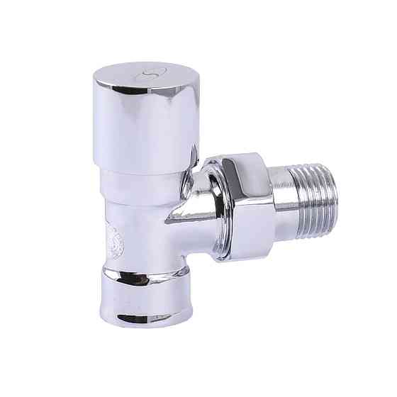 Кран вентильный угловой с американкой SOLOMON 1/2″ CHROM 1844 п/ключ (000002164) Киев