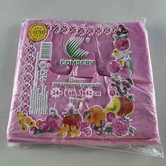 Майка фасовочная п\э №24*42 Премиум Сomserv(200шт) (1 пачка) Харьков