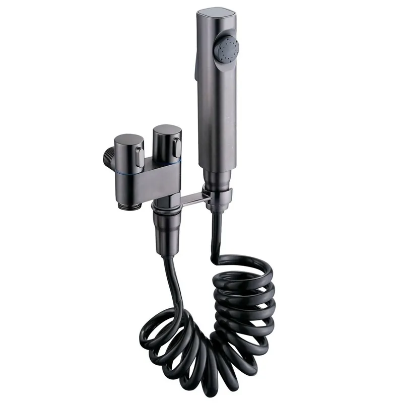 Настінний кран для гігієнічного душу Mixxus AVT-01 GRAPHITE з лійкою колір графіт (MI6837) Чернівці - фото 2