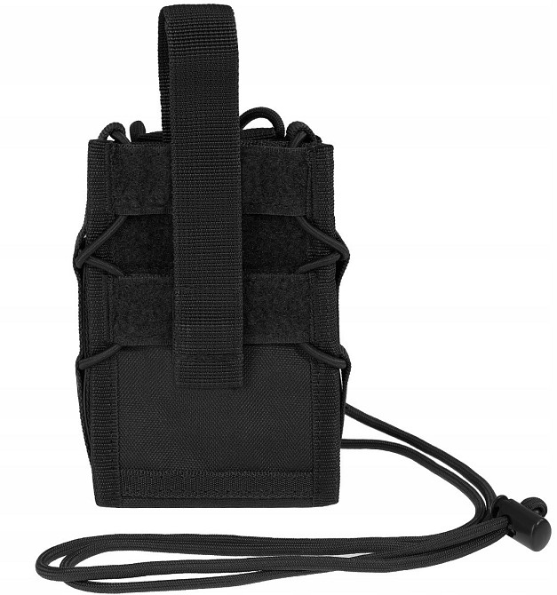 Тактический Подсумок для смартфона и документов с системой Molle и ремнем Mil-Tec от Sturm (13492002) Black Нововолынск - изображение 4